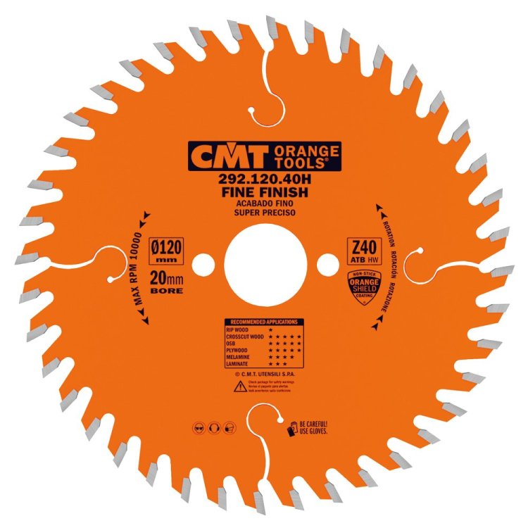 Sierra circular 150x20x2.4 Z:40 atb 15° 292.150.40H CMT