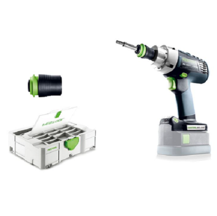 Taladro atornillador de percusión QUADRIVE PDC 18/4 Li-Basic 500781 Festool