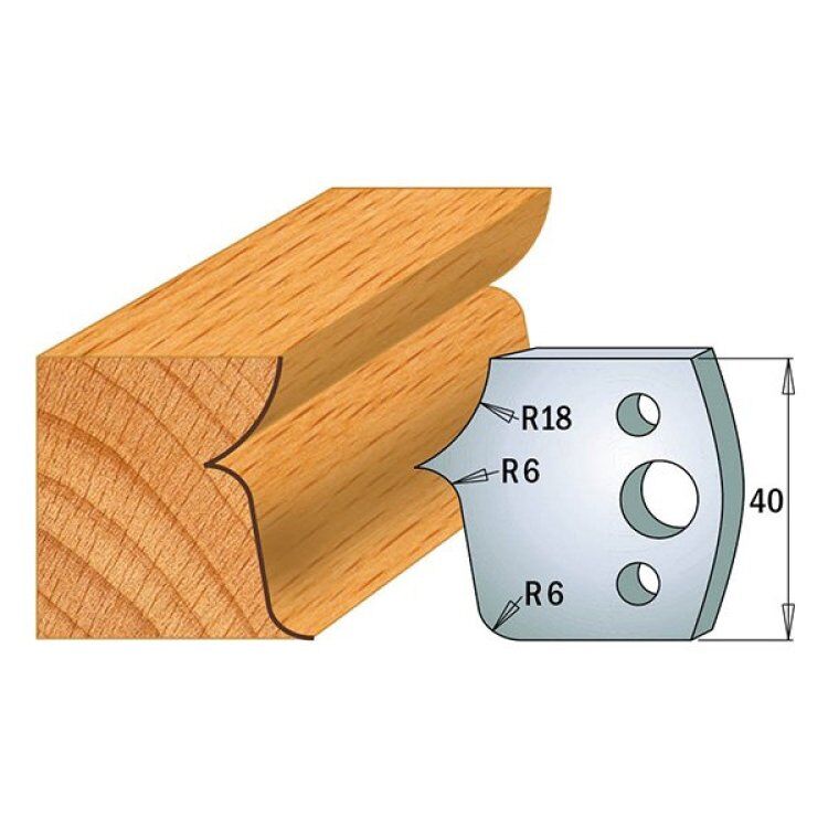 Par contracuchillas 40x4mm(691.046) CMT