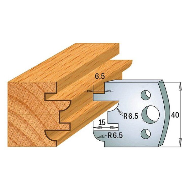 Par contracuchillas 40x4mm(691.096) CMT