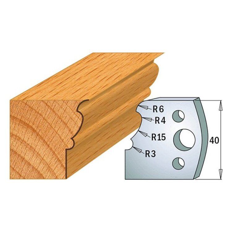 Par contracuchillas 40x4mm(691.101) CMT