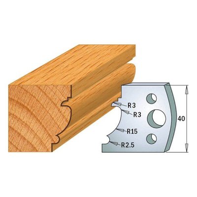 Par contracuchillas 40x4mm(691.121) CMT