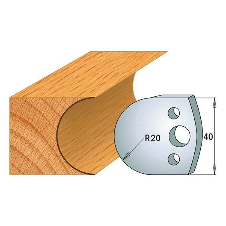 Par contracuchillas 40x4mm(691.131) CMT