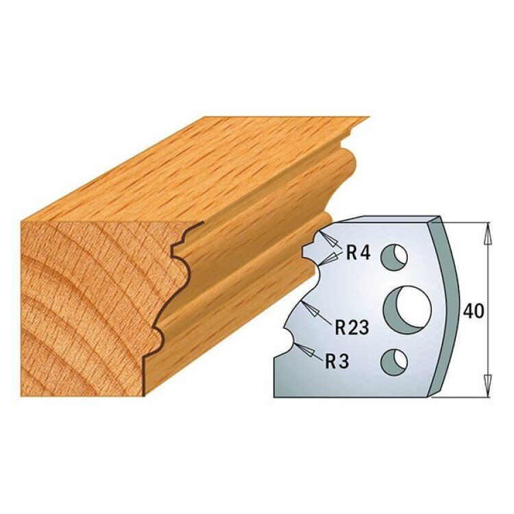 Par contracuchillas 40x4mm(691.103) CMT