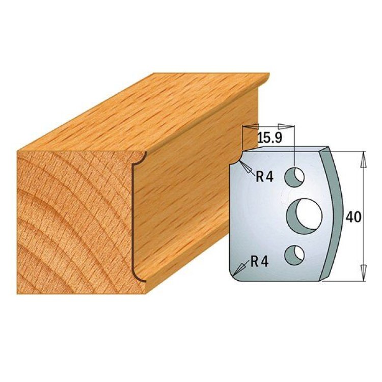 Par contracuchillas 40x4mm(691.171) CMT