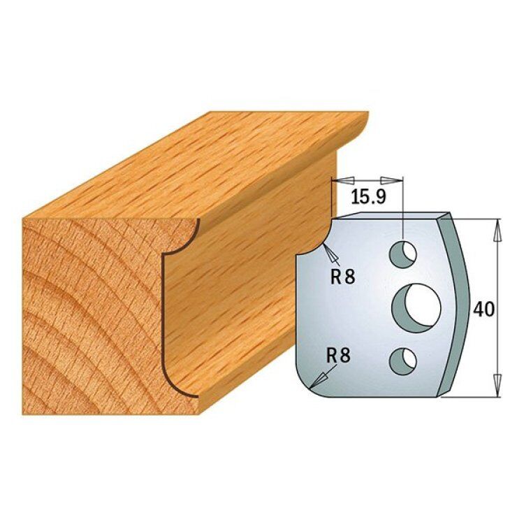 Par contracuchillas 40x4mm(691.174) CMT