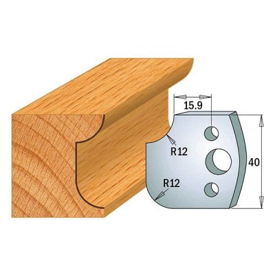 Par contracuchillas 40x4mm(691.176) CMT