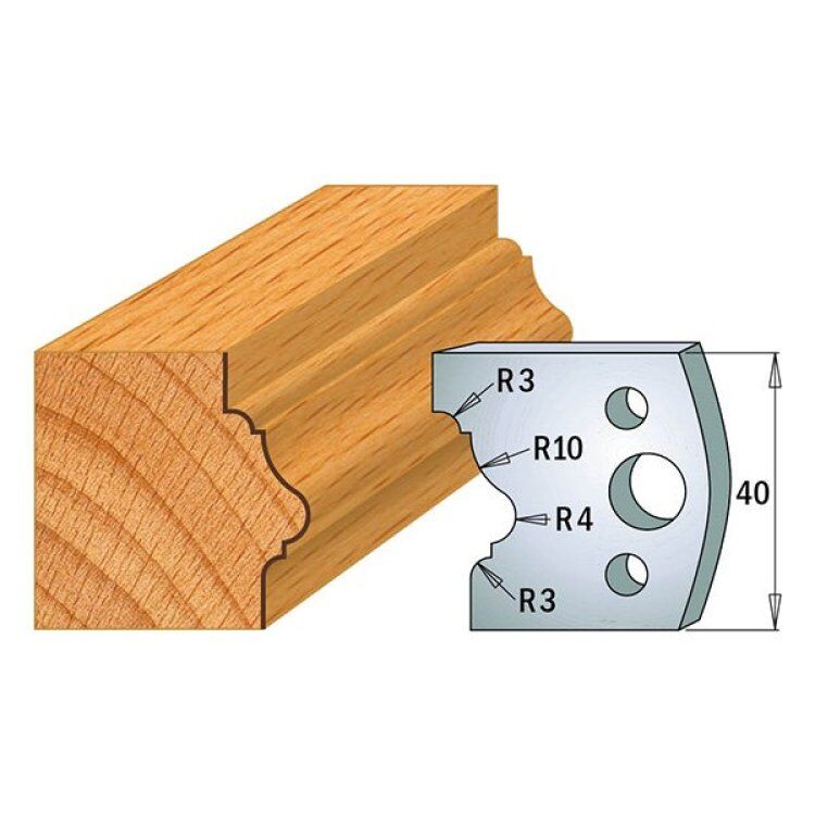 Par contracuchillas 40x4mm(691.102) CMT