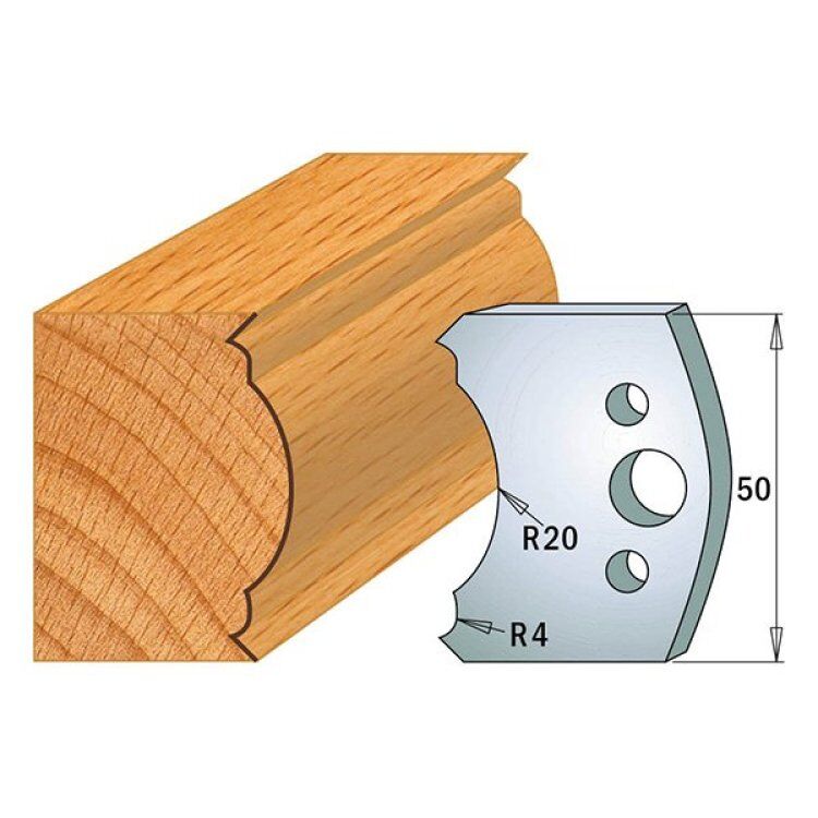 Par cuchillas KSS 50x4mm(690.507) CMT