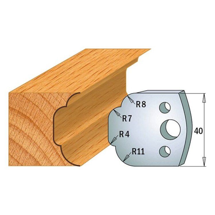 Par cuchillas KSS 40x4mm CMT 690.023