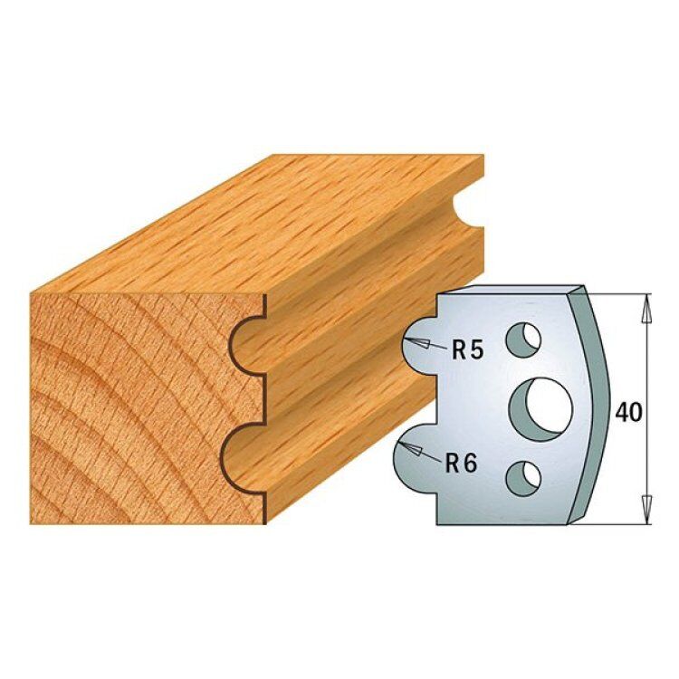 Par contracuchillas 40x4mm(691.030) CMT