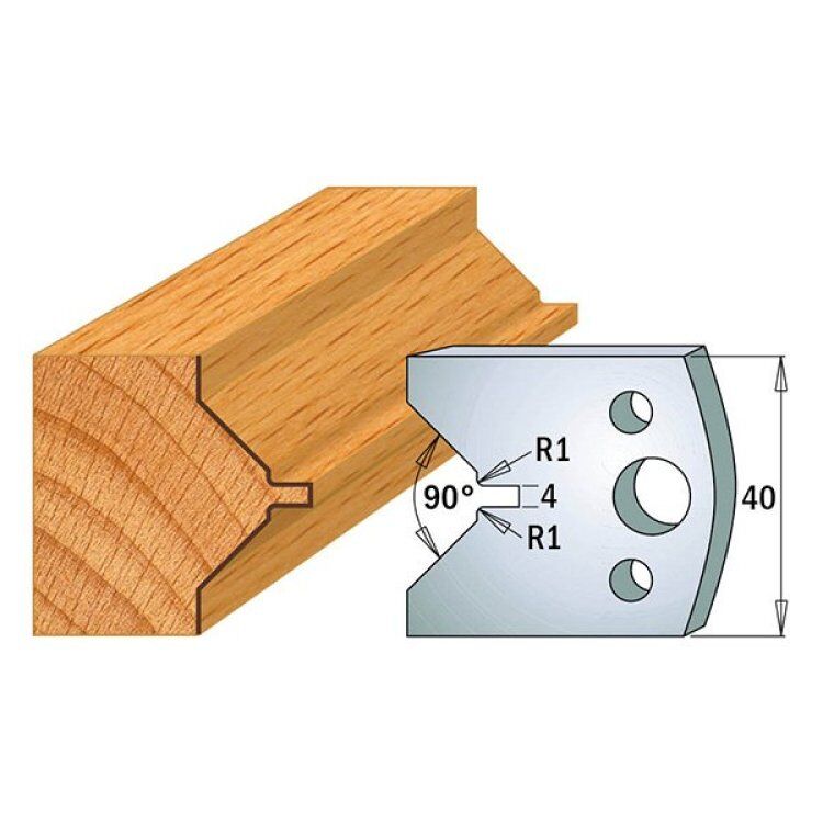 Par contracuchillas 40x4mm(691.072) CMT