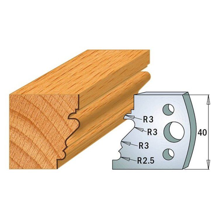 Par cuchillas KSS 40x4mm 690.122 CMT