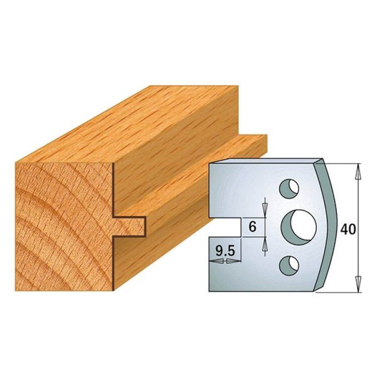 Par contracuchillas 40x4mm(691.017) CMT