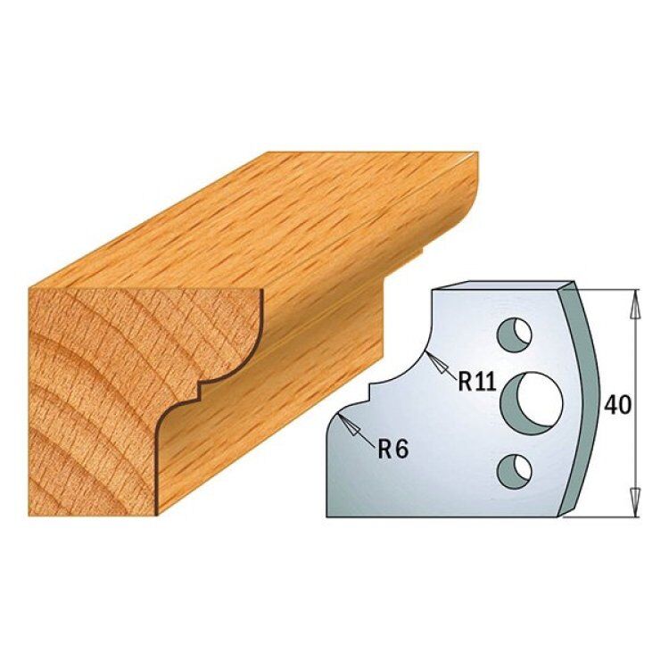 Par cuchillas KSS 40x4mm 690.112 CMT