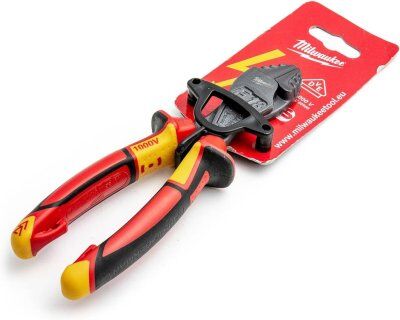 Imagen Alicate Heavy Duty de corte diagonal VDE 200mm (4932464570) Milwaukee