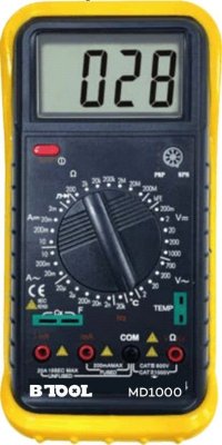 Imagen Multímetro digital MD1000-1000 (676401000) B.TOOL
