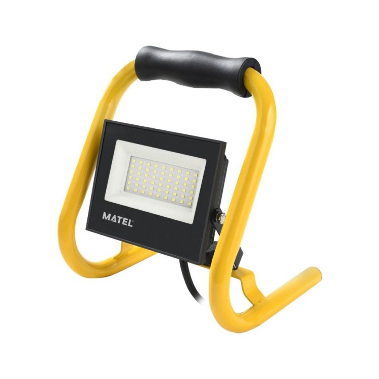 Proyector led soporte eco 1.5m 50w fría (25628) Matel