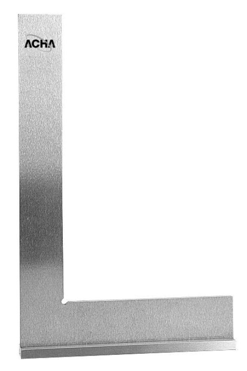 Escuadras de acero al carbono 150x100mm DIN 875 / 2 - Con sombrero (12154) Acha