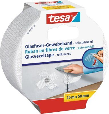 Imagen Cinta Fibra de Vidrio Trasparente 25mx50mm 05255-00003-02 Tesa