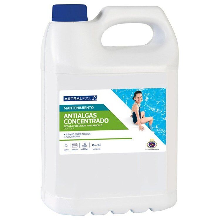 Garrafa antialgas concentrado 5L 11420 Astral Pool