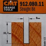 Fresa recta HWM S:8 D:8x30 912.080.11 CMT