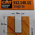 Fresa recta HM S:8 D:14x30 912.140.11 CMT