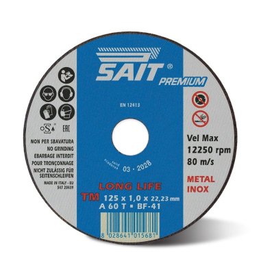 Imagen Disco de Corte 125x1 A60T Sait