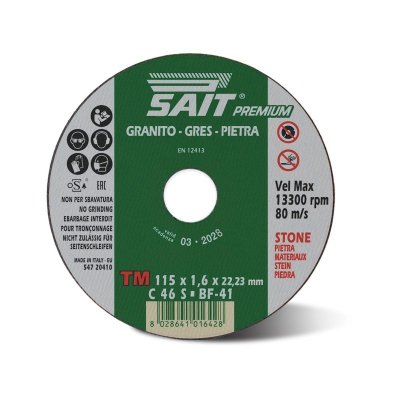 Imagen Discos de Corte 125x1.6 C46P Sait