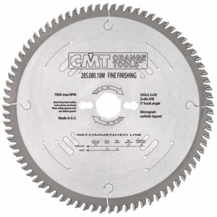 Sierra circular 150x3.2x30 Z:48 atb 15° 285.048.06M CMT