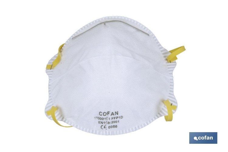 Mascarilla de Protección S/Válvula FFP1D Cofan
