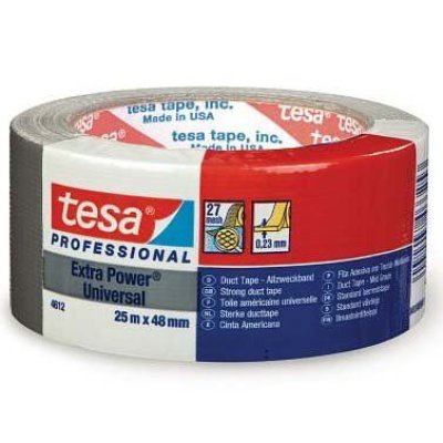 Imagen Cinta Americana Gris Extra Power 04612 25mx48mm Tesa