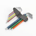 Juego De 9 Llaves Allen De Bola Serie Extralarga 193145 ALYCO Juego De 9 Llaves Allen De Bola Serie Extralarga 193145 ALYCO