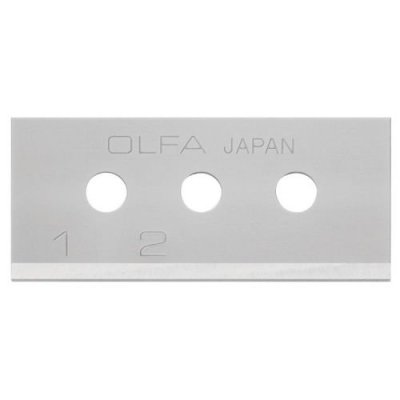 Cuchilla rectangular de 17,8x40 mm utilizable en 4 posiciones Olfa